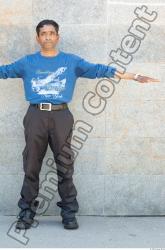 Whole Body Head Man T poses Casual Slim Street photo references